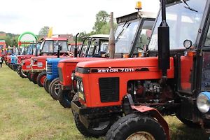 Z druhého ročníku Retro Traktor Show.