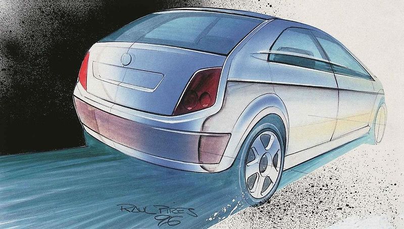 Tento návrh budoucí designérské hvězdy Luca Donckerwolkeho přijat nebyl