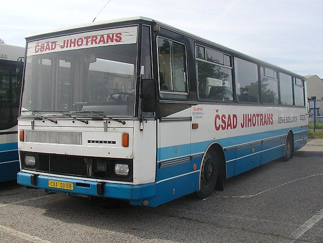 Model autobusu Karosa 734, jehož modefikací vznikl původní Zemák., zdroj: Wikimedia Commons, Jan Miroslav Persan, CC BY-SA 3.0