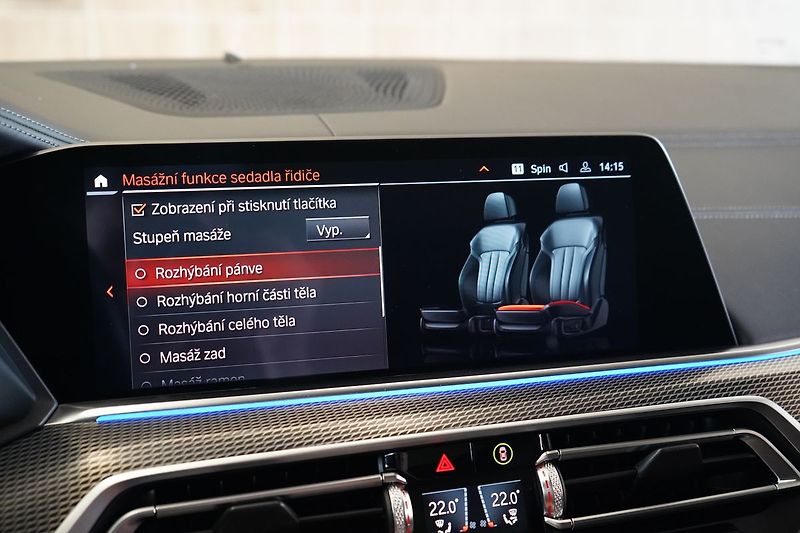 BMW X5 M50d, M Professional, Masáž - fotka 37 z 57