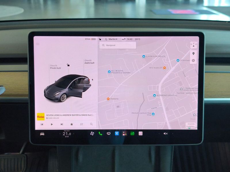 Tesla Model 3 LR, AWD, Tažné, Tepelné čerpad - fotka 11 z 18