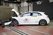 Crash test Mercedes-Benz třídy A.