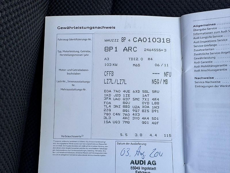 Audi A3 (2011) 2,0 TDI 103 KW 2. MAJ 2X KOLA - fotka 43 z 49