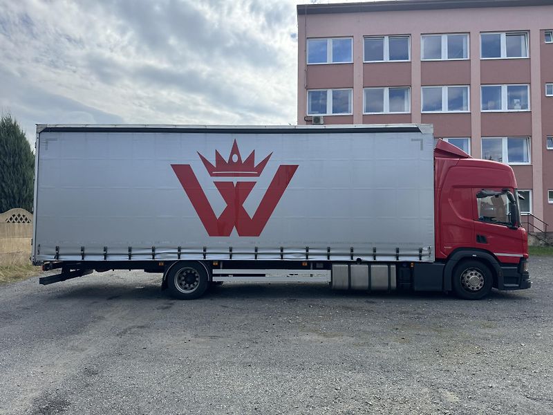 Scania (2021) P 280 valník s plachtou, 9,1m - fotka 8 z 25