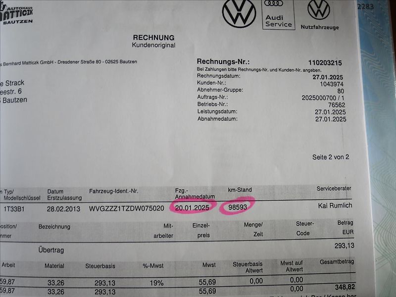 Volkswagen Touran 1,4  TSI MATCH - fotka 30 z 34