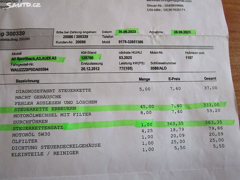 Audi A3 1,2TSI-77KW-NOVÁ STK+OLEJ - fotka 26 z 28