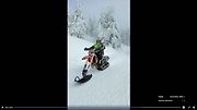 Výstřižek z videa, na kterém motorkáře zachytil návštěvník Jeseníků Pawel Uchorczak.