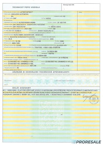 DAF XF 480 FAR 6X2 SSC E6 + GTS - fotka 12 z 12