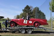 Slavnostní zahájení přehlídky vzácných historických vozidel Automobilové klenoty 2025.