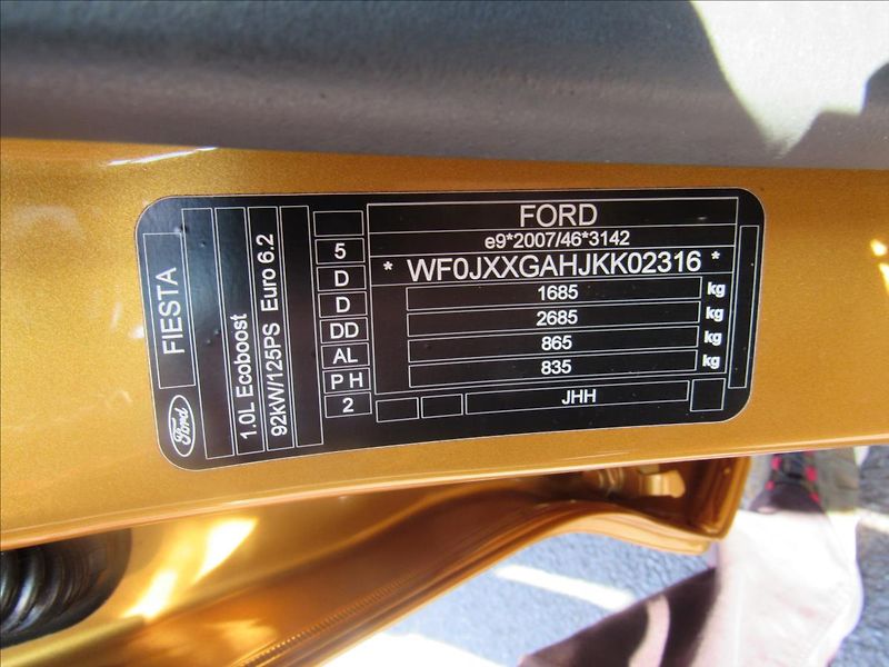Ford Fiesta 1,0 EcoBoost 92kW Active - fotka 29 z 31