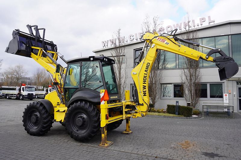 New Holland (2020) B115B backhoe loader / 4600 MT - fotka 10 z 24
