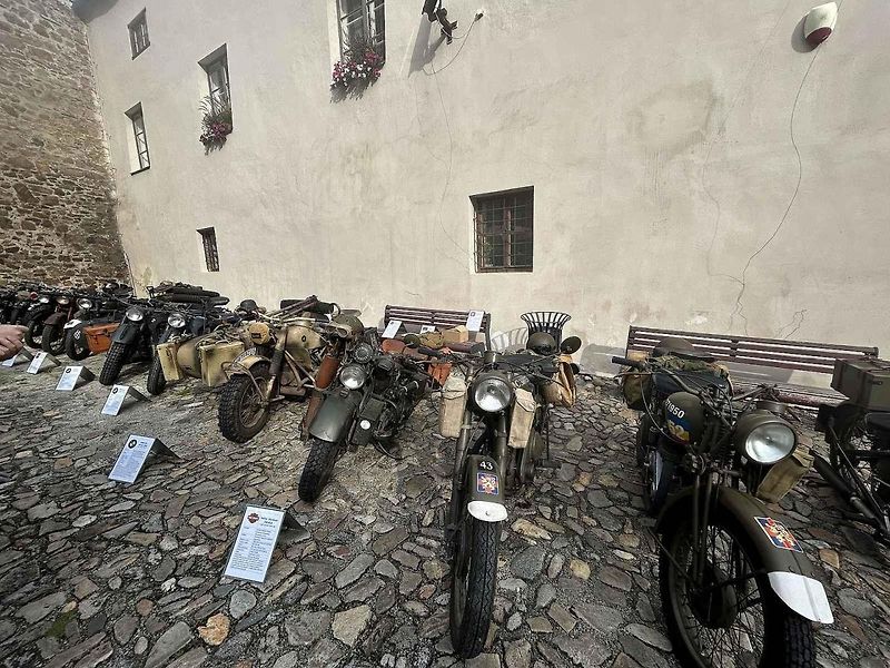 Vzpomínková motocyklová Soutěž Šumavou.