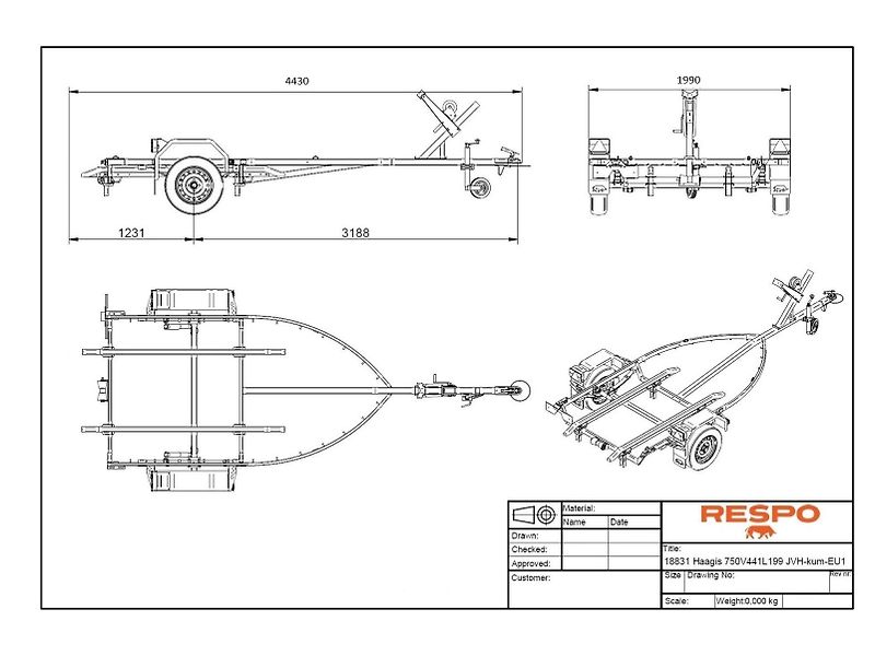 Respo (2026) L199 pro vodní skútr, 400 cm - fotka 12 z 16
