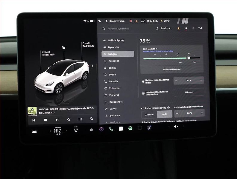 Tesla Model Y (2022) Long Range AWD 79kWh, SoH 91% - fotka 11 z 19
