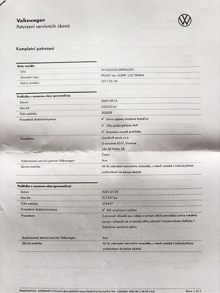 Volkswagen Passat Variant (2017) Velmi hezký stav, krásně jezdí - fotka 19 z 20