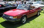 Saab 900 kabriolet byl úspěšný v USA