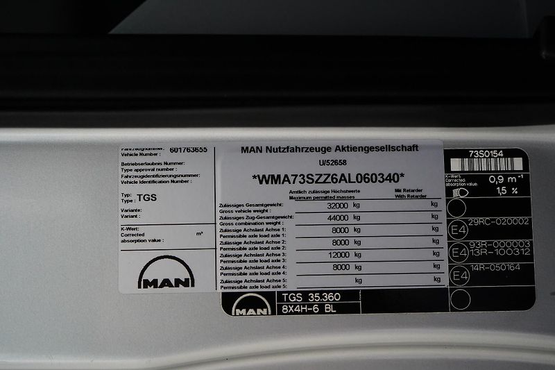 MAN TGS (2010) 35.360 / 8 X 4 / E 5 / SKRZYNI - fotka 11 z 51