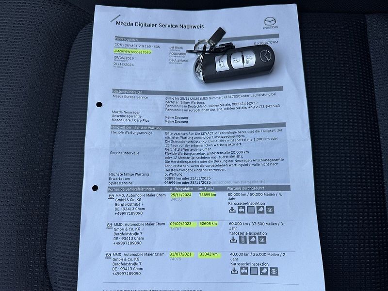 Mazda CX-5 (2019) 2.0 G-165 LED Navi Kamera 360° - fotka 30 z 50