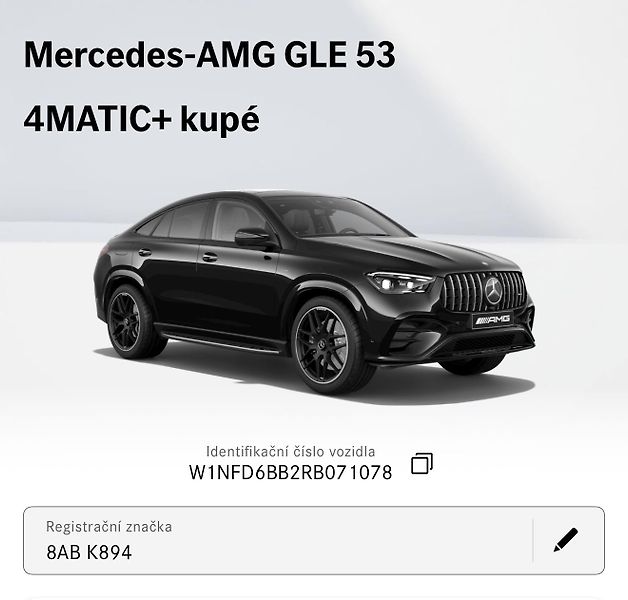 Mercedes-Benz GLE (2024) Mercedes-Benz GLE, CUPE AMG 53 - fotografie inzerátu