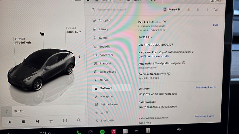 Tesla Model Y (2023) LR AWD DE Záruka SoH 93% - fotka 31 z 38
