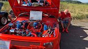 Tuning párty: motory silných upravených aut burácely na letišti v Krásně