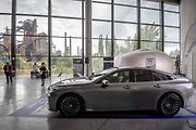Prezentace vozidla Toyota Mirai, prvního auta na vodíkový pohon v ČR, které bude poprvé k vidění na Moravě, 19. srpna 2021 v Ostravě.