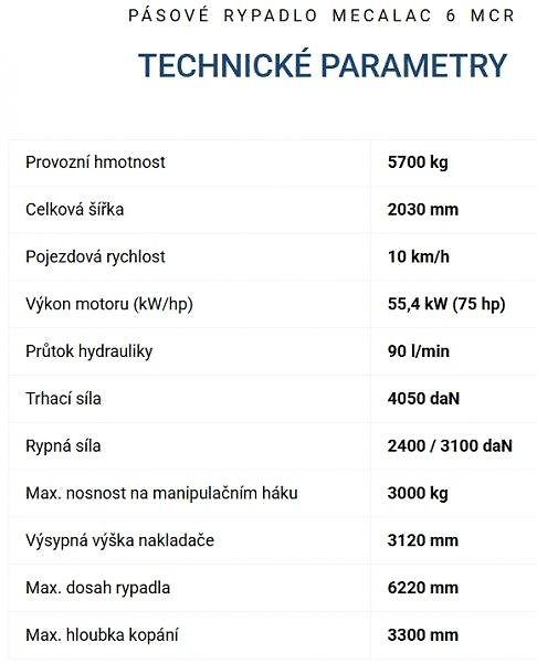 Mecalac (2018) 6MCR 6t minibagr 10km/h! - fotka 7 z 10