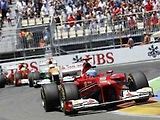 Fernando Alonso při Velké ceně Evropy.