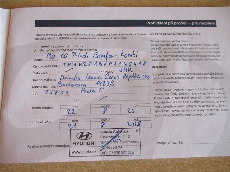 Hyundai i30 1,0 T-GDI, servis,DPH,1.maj,CZ - fotka 36 z 42