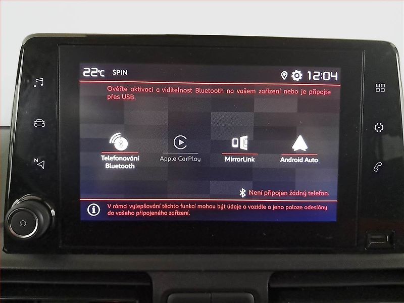 Citroën Berlingo (2019) Feel 1.2 PureTech, 5Míst, ČR - fotka 13 z 16