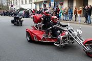 Z příjezdu spanilé jízdy motocyklů do Poděbrad.