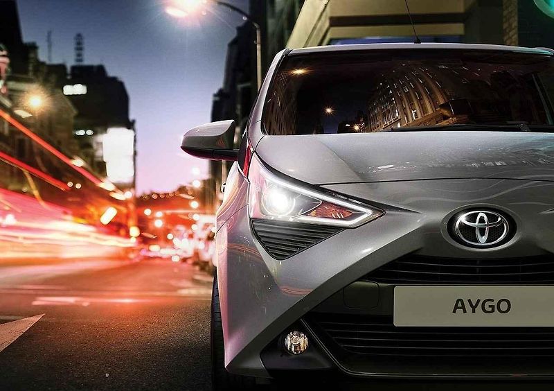 Toyota Aygo v jízdě