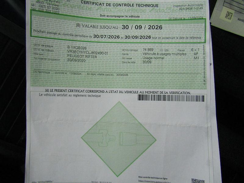 Peugeot Rifter (2020) 1.5 HDI LONG  7 MÍST - fotka 37 z 39