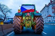 Demonstrace zemědělců před ministerstvem zemědělství a blokáda pražské magistrály.