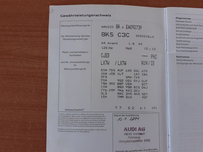 Audi A4 (2014) Avant 1.8 TFSi - fotka 30 z 36