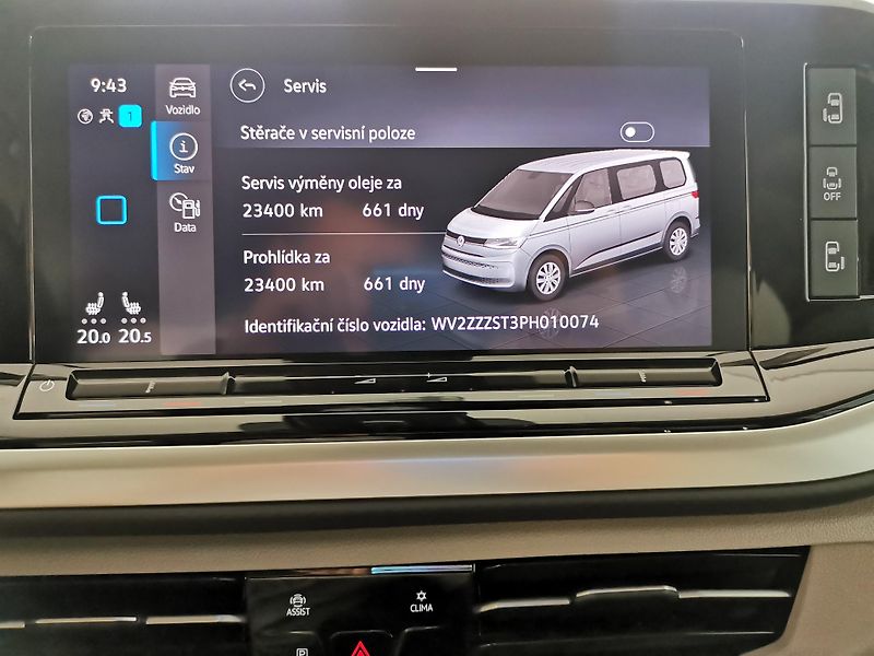 Volkswagen Multivan (2023) LED ACC WEBASTO EL.DVEŘE LANG - fotka 22 z 28