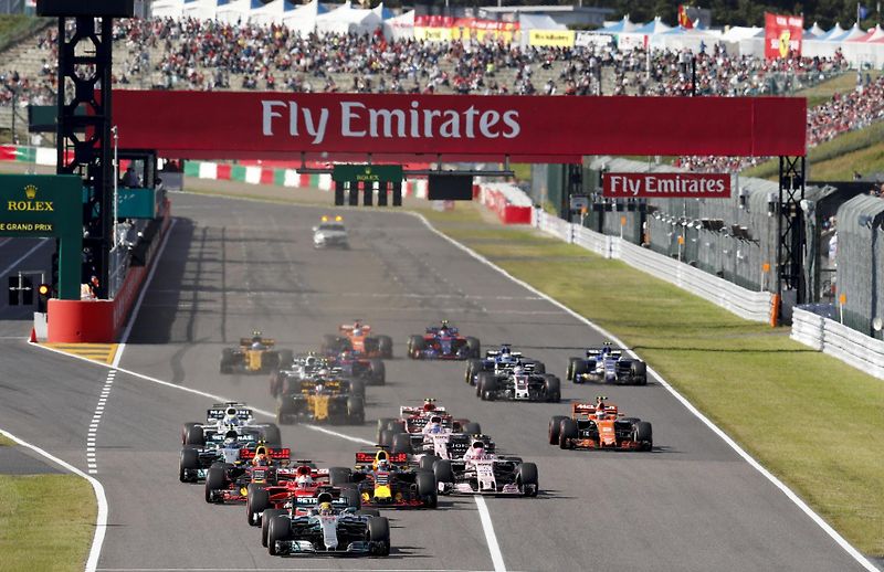 F1 start
