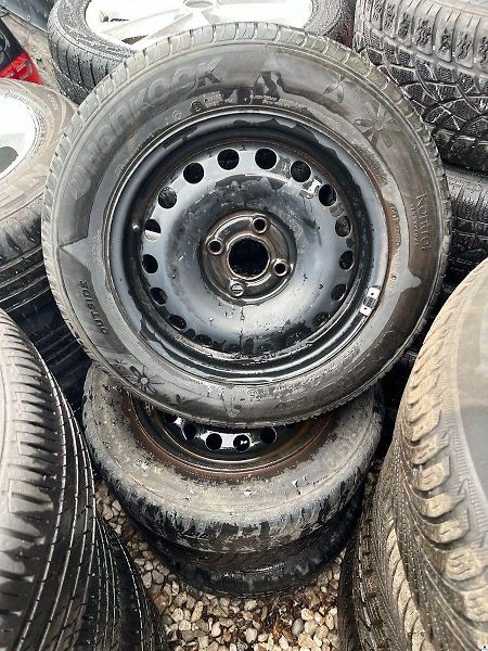 Škoda Felicia (2005) sada kol 4x100 ET35 5Jx14 pneu - fotografie inzerátu