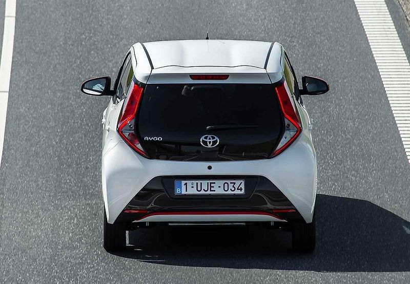 Toyota Aygo v jízdě