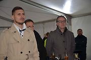 Slavnostní zahájení stavby dalšího úseku dálnice D7 se konalo v pátek 6. prosince v Třebízi.