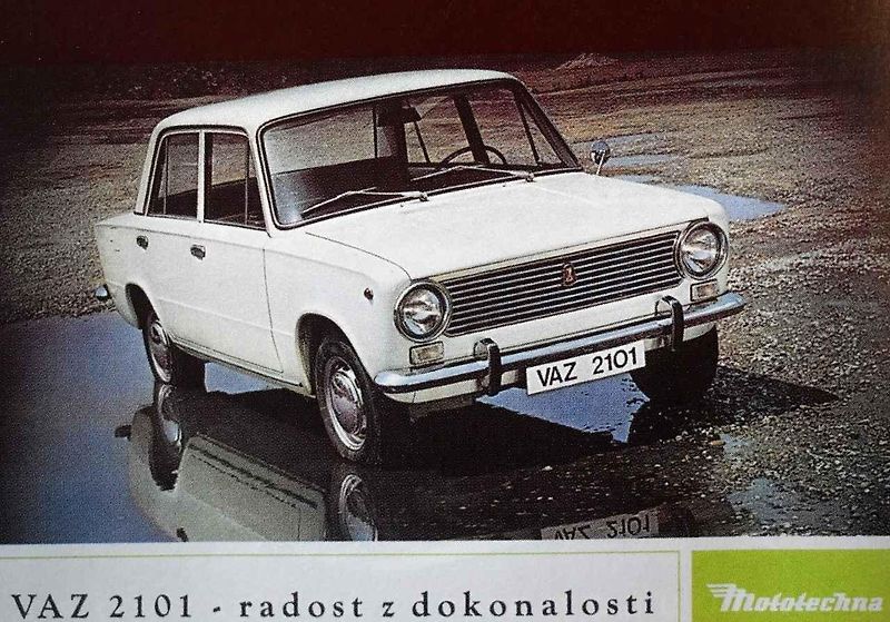 VAZ 2101 - Lada 1200 se prodávala již od roku 1971 také v Československé socialistické republice