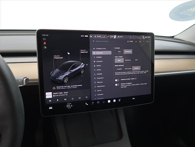Tesla Model Y (2022) Long Range AWD 79kWh, SoH 92% - fotka 20 z 33