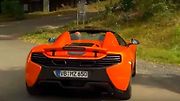 Oslík si možná oranžový McLaren spletl s mrkví...