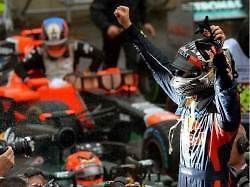 Sebastian Vettel, mistr světa ve formuli jedna v sezoně 2012.