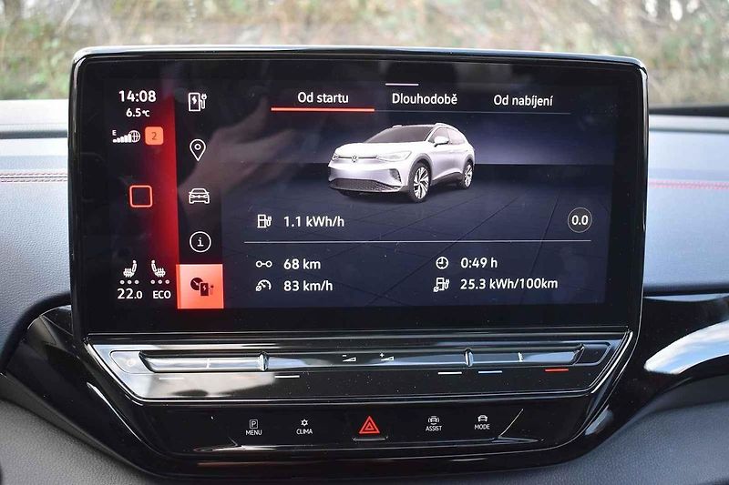 Volkswagen ID.4 GTX umí dobře manévrovat i v těsnějších prostorách