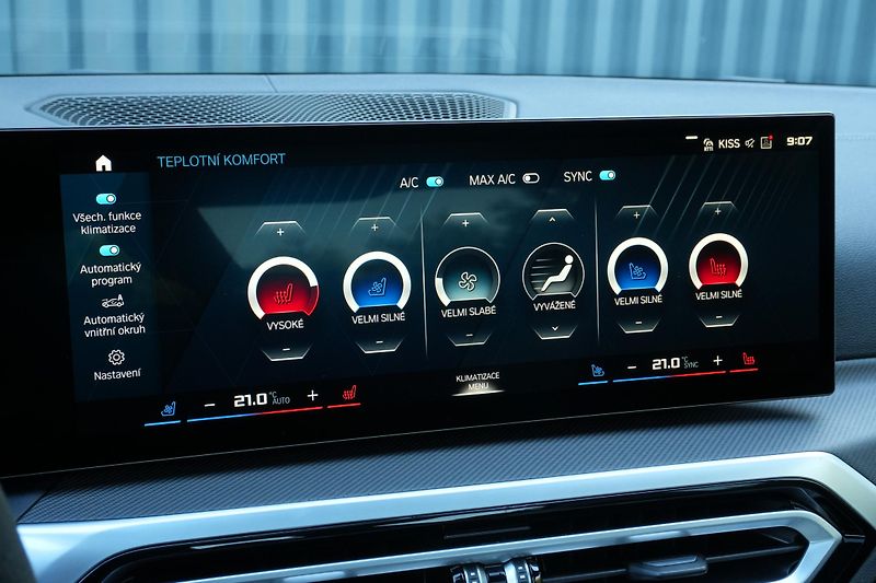BMW M3 Competition xDrive, Ventilace - fotka 19 z 39