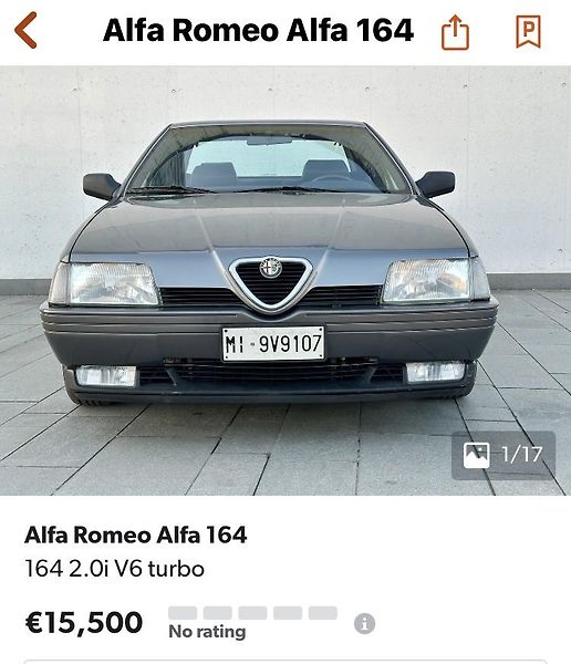 Alfa Romeo 164 Super 2,0 V6 Turbo 148kW - fotka 22 z 23