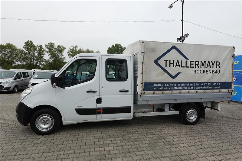 Opel Movano 2,3 CDTI  DVOJKABINA 7MÍST VAL - fotka 3 z 20
