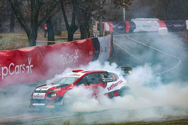 Jan Skála na trati Pražského Rallysprintu