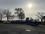 Po okolí Kap Arkona můžete popojíždět turistickým vláčkem.